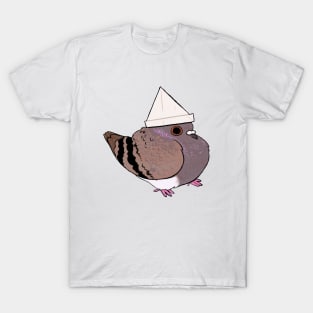 Hat Pigeon T-Shirt